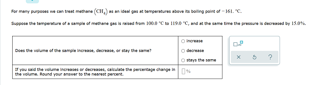 For many purposes we can treat methane (CH) as an ideal gas at temperatures - Free 4A 