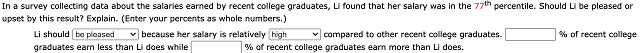 In a survey collecting data about the salaries earned by recent college graduates - Free 37A